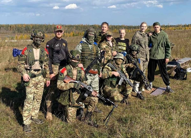 Тренировка в рамках занятий по основам безопасности и защиты Родины