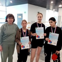 Участие Филиала в соревнованиях по настольному теннису