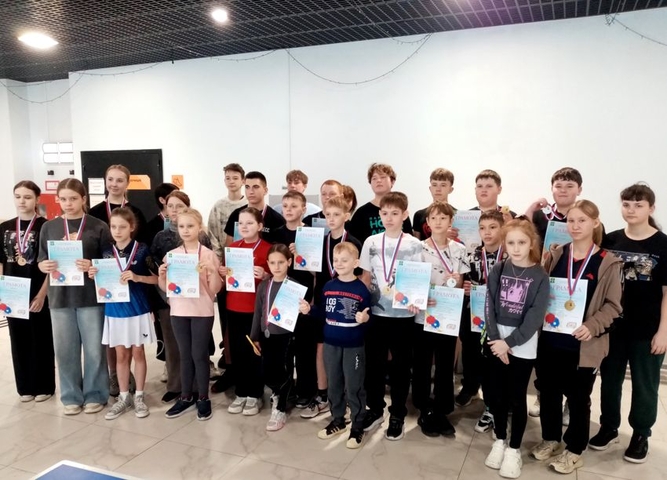 Участие Филиала в соревнованиях по настольному теннису