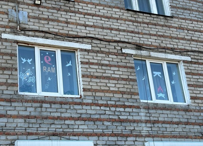 Окна, говорящие о Победе