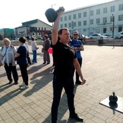 Участие Филиала во Всероссийской акции «Рекорд победы», посвященной празднованию Дня Победы в Великой Отечественной войнепо произвольному поднятию гирь