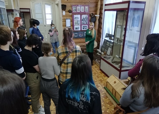 Студенты Филиала Братского педагогического колледжа побывали на экскурсии в городском краеведческом музее