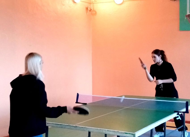 Соревнования по настольному теннису в Филиале г. Тулун